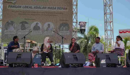 Irmawati Daeng So’na Angkat Suara di Festival Hai Mnahat "Pangan Lokal adalah Masa Depan"